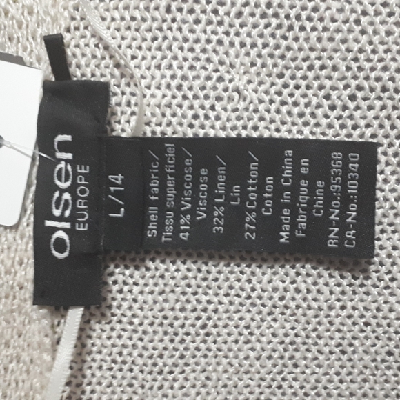 Olsen Brand short slv topper size large - Picture 3 of 4